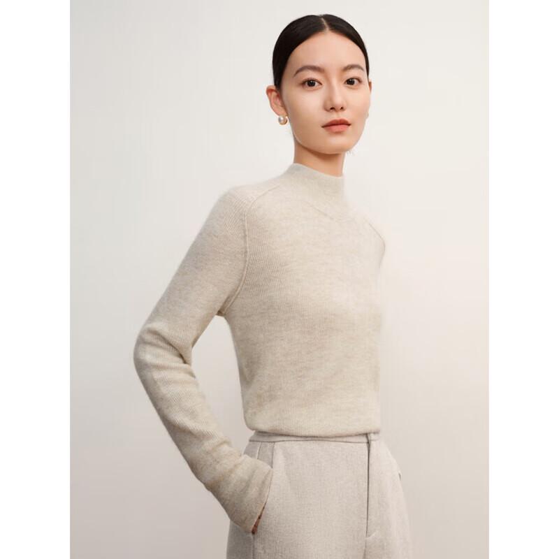 JUZI ANNACAU Women's Seamless Wool Blend Sweater