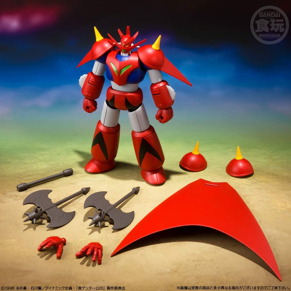 Super Minipla True Getter Robo Candy Getter Robo The Last Day of the (Change!!) Vol.2 (3-Pack) Toys/Gum (True Change!! World)