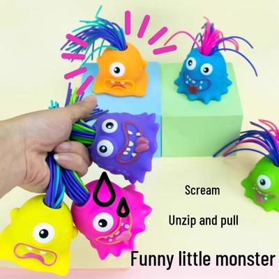 Newcomer Discount: Little Monster Stress Relief Toy – Pull and Stretch for Fun Pranks and Decompression