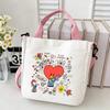 Korean Boy Group Canvas Shoulder Bag - Best Seller Student Handbag