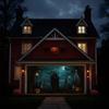 Garage Door Covers Decorative Scary Garage Door Decor Wall Backdrop Hangable For Outdoor Home Holiday Party Lawn Yard Garden