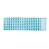 100Pcs Napkin Button Rings Sparkling Rhinestones Inlaid 8-Row Design Napkin Fasteners Festive Tableware Accents