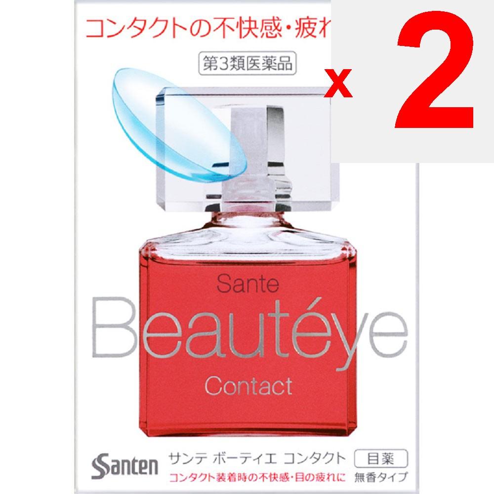 Santen Pharmaceutical Sante Boutier Contact 12ml For contact lenses Eye Drops Indications: Indications and Effects: Discomfort when wearing soft or ha