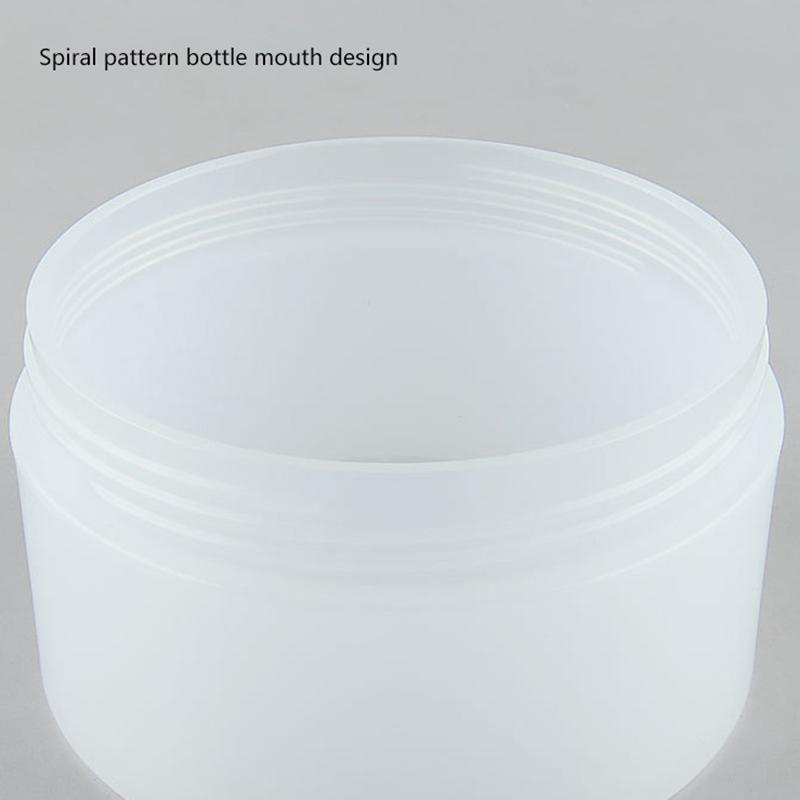 100G Empty Face Cream Jar With Magnetic Spoon Frosted Plastic Lotion Bottle Mask Jar Cosmetic Packaging Container