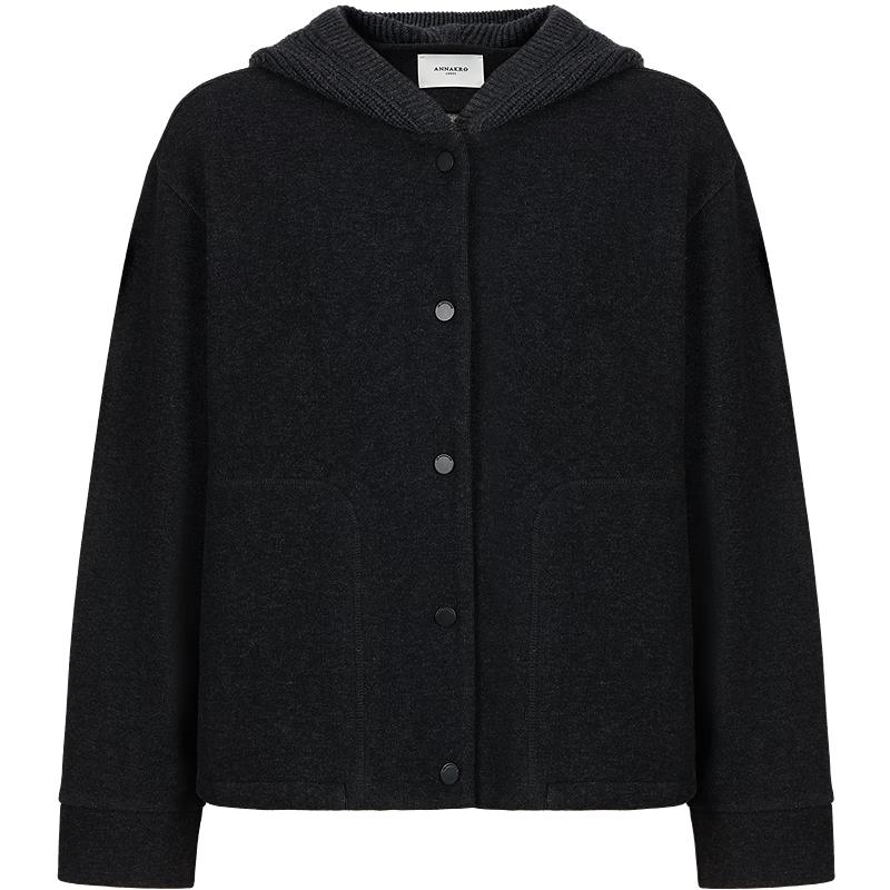 

Annakok Women s Hooded Knit Cardigan L