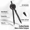 High Precision Drawing Compass Set Geometry Compass Tool  For Student Exams