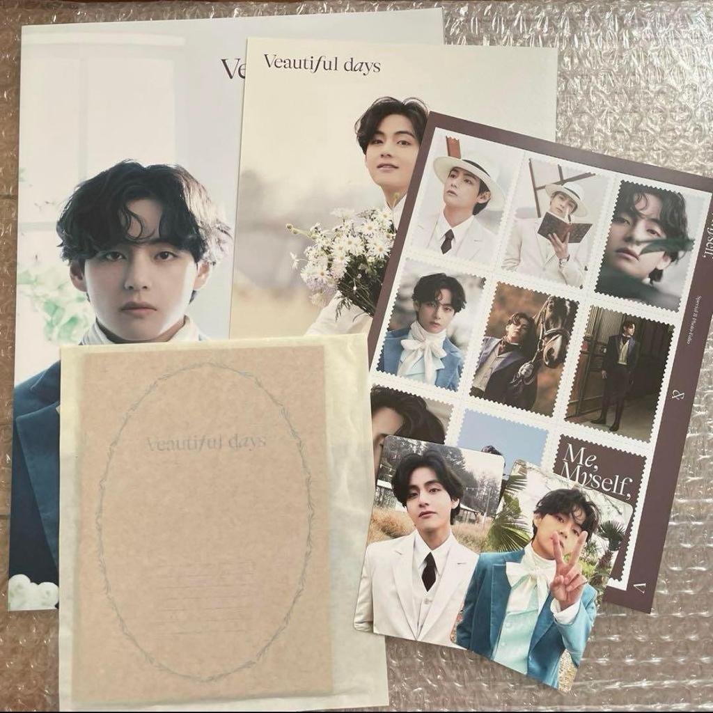 [USED] V Photobook BTS V Taehyung Cover Trading Card Official Bulk Sale