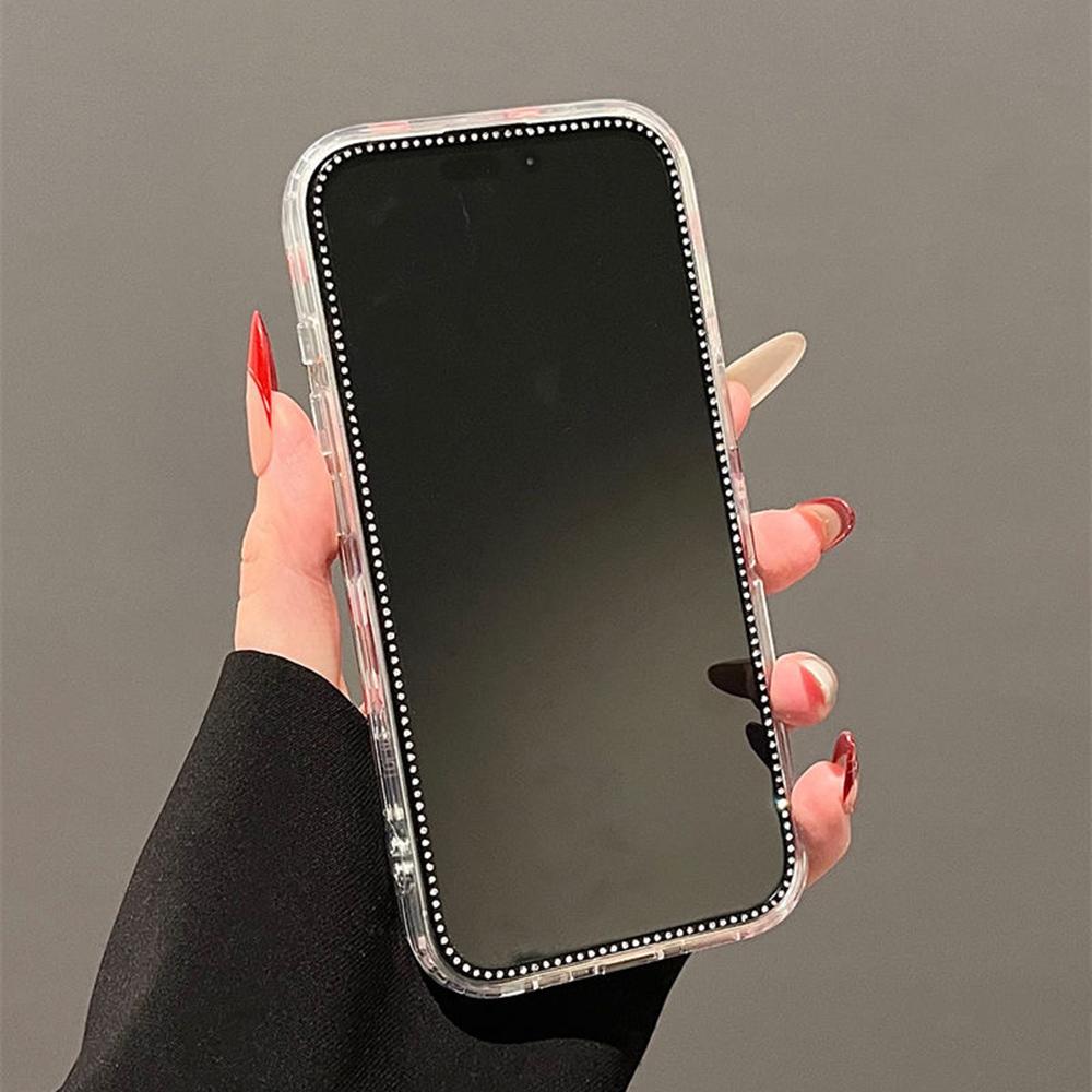 Iridescent Glossy Phone Case for iPhone 11 13 14 15 16 17 Pro 17 13 14 15 Pro Max High Quality Fantasy Floral Style Full Protection Shell