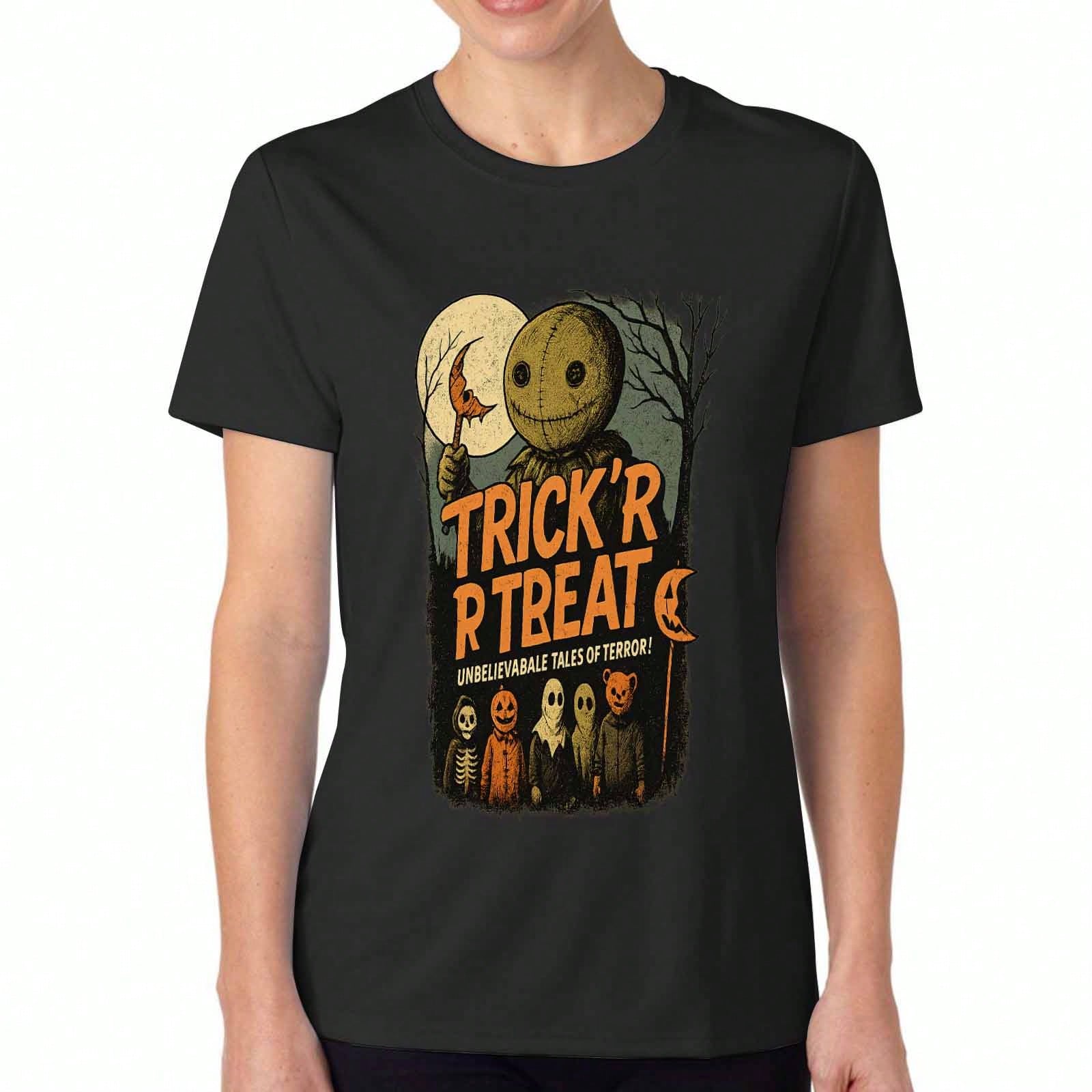 Halloween Pug In Pumpkin unisex Cotton T Shirt, Pure Cotton Premium Print, Durable, Casual Fashion. Halloween Howloween Dog Tee, Perfect For Fall Holi S разноцветный