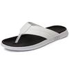 Fashion Men Genuine Leather Slippers Summer New Arrival Man Flip Flops Fashion Pinch Feet High Quality Male Beach Shoes Outdoor Footwear
