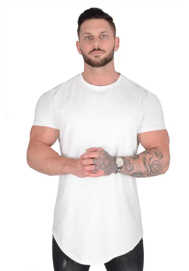 Maglietta da Corsa Uomo a Manica Corta Vestibilità Aderente - Abbigliamento Sportivo Estivo Casual