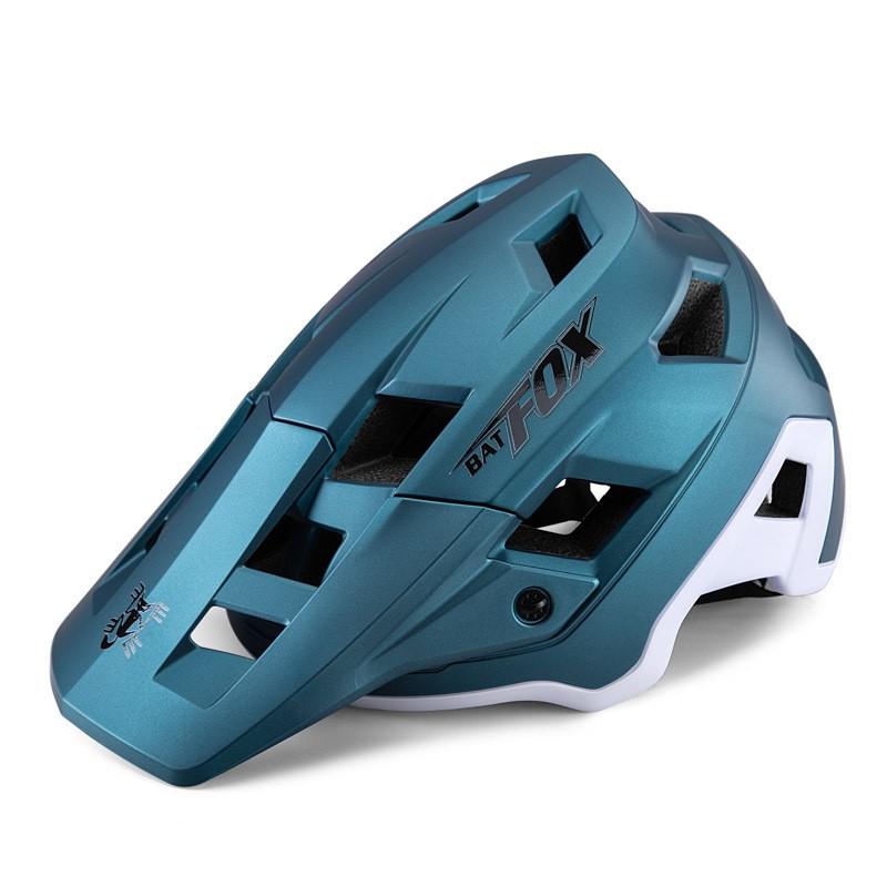 BATFOX Integrated Cycling Helmet Mountain Bike Outdoor Riding Safety Gear Unisex Half CPSC EN1078 Certified Medium