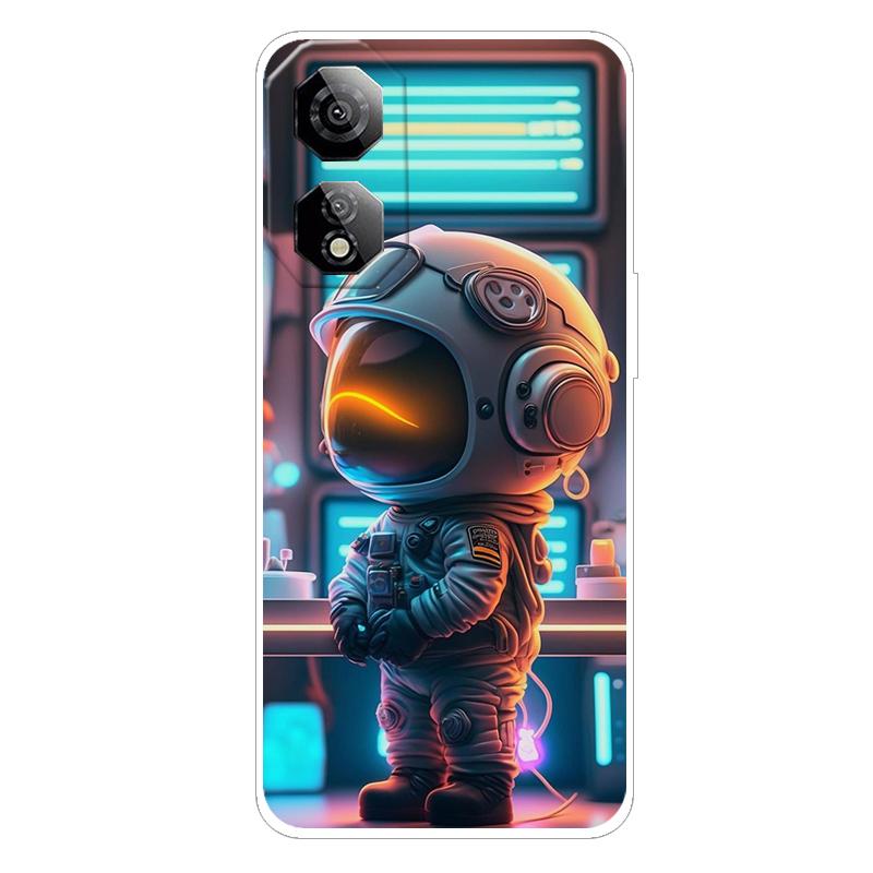 Etui do ZTE Nubia Neo 2 5G 6,72" Modne Miękkie Silikonowe Tylne Pokrowce do telefonu Nubia Neo2 5G Z2352N Etui Fundas Urocze