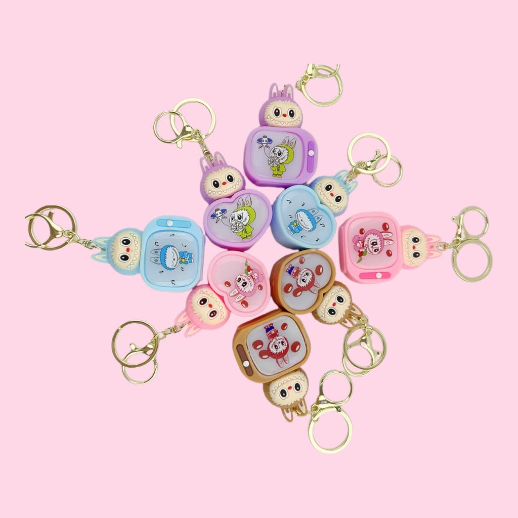 Luminous TV, Keychain, Schoolbag, Pendant, Children's Toys, Gifts, Doll Machine