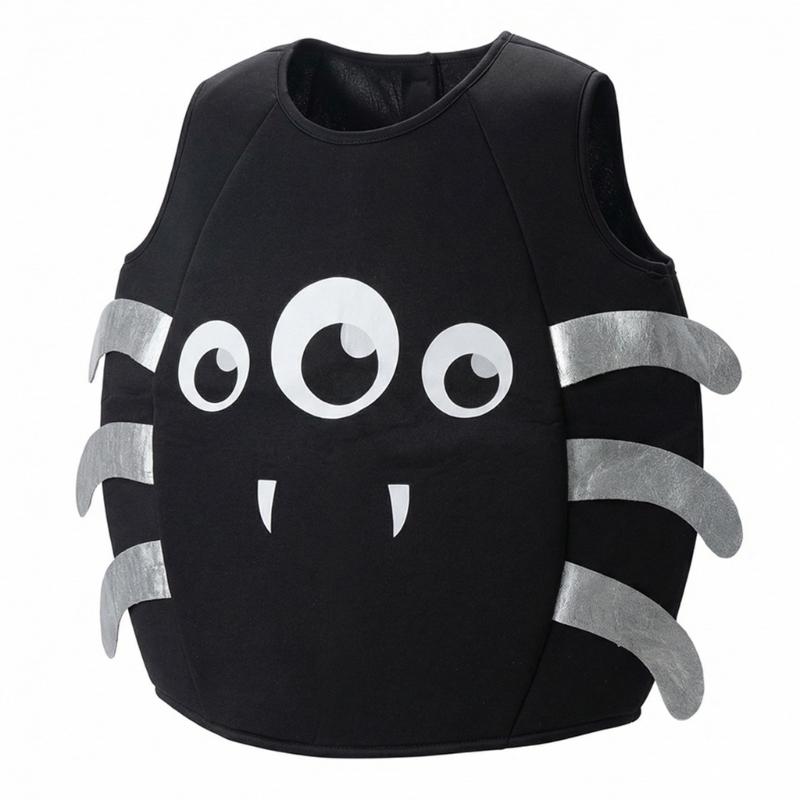 

Childrens Funny Spiders Dressing Up Costume For School Performances And Birthday Celebrations Soft Polyester Tank Tops 1