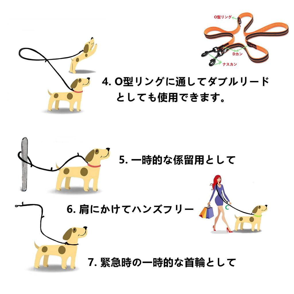 cocomall Japan authorized TRUE LOVE specialty dog lead that can be used in various shoulder double dog lead that can be used in various lead for