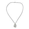 Cross-border Spiral Y2K Rock Punk Hypoallergenic Non-tarnish Stainless Steel Necklace.