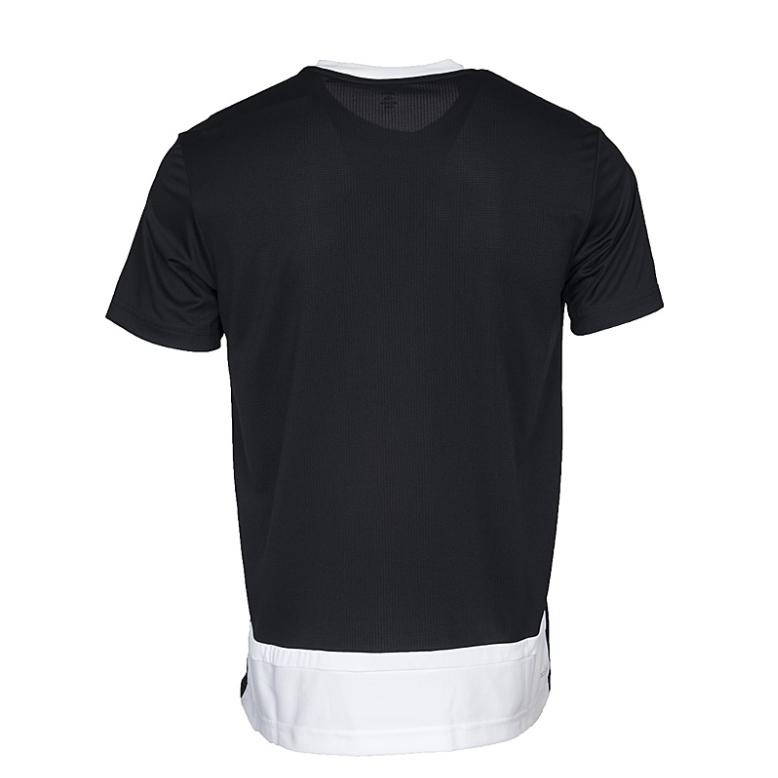 Adidas Passion Court Series Sports Training Tennis Crew Neck Casual Short Sleeve T-Shirt Men Tops Black B45846