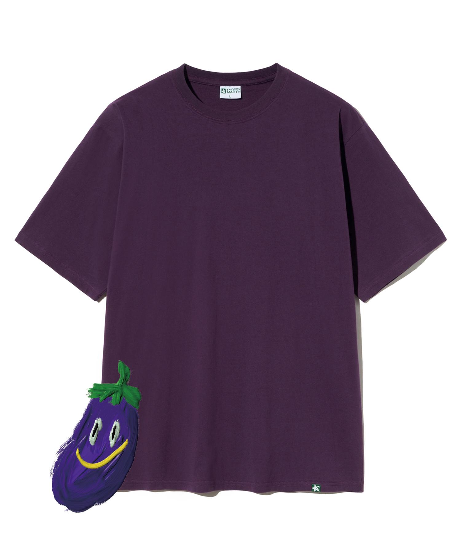 Pibseumateu Eggplant Basic T-Shirt Purple/L