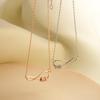 Niche High-End 925 Sterling Silver Irregular Rose Gold Clavicle Necklace for Women - Light Luxury 2020 Style