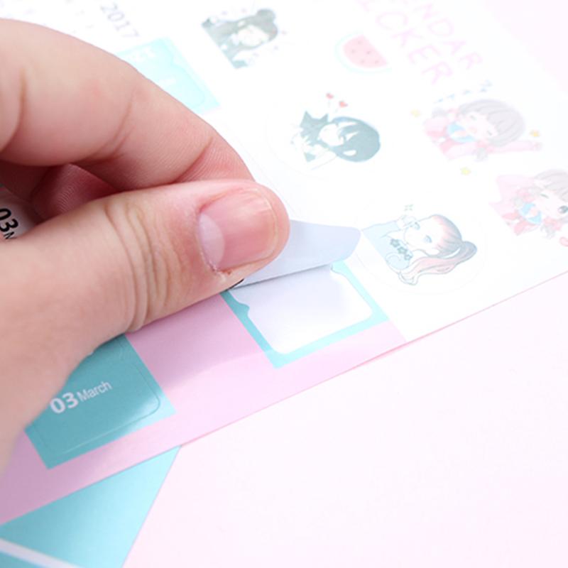 2X 2018-2019 Annual Calendar Index Sticker Category Planner Label Decal Multi 2X 2018-2019 Annual Calendar Index Sticker Category Planner Label Decal Multi