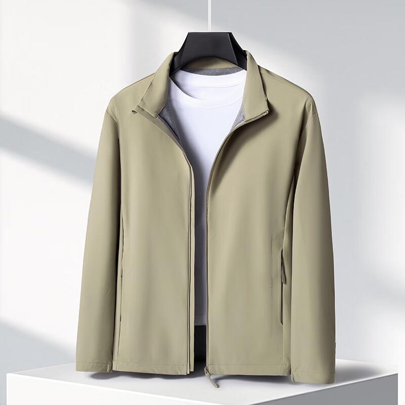 Men's Plus Size Stand Collar Casual Jacket