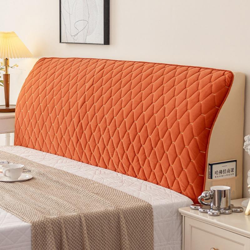 Thicken Bedhead Cover Nordic Soft Headboard Covers Solid Color Washable Bed Head Slipcover Bedroom Backrest Dust Protector Cover