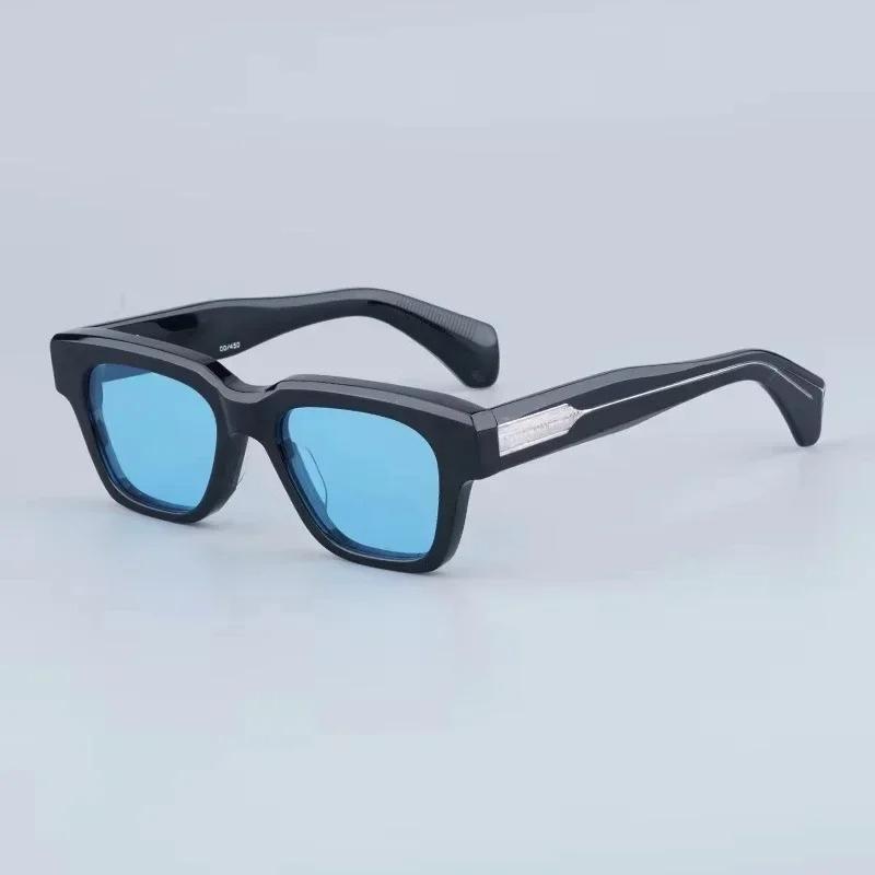 JMM Fellini Sunglasses Square High Quality High Street Punk Uv400 Men and Women Eyeglasses for Optical Prescripiton with Case