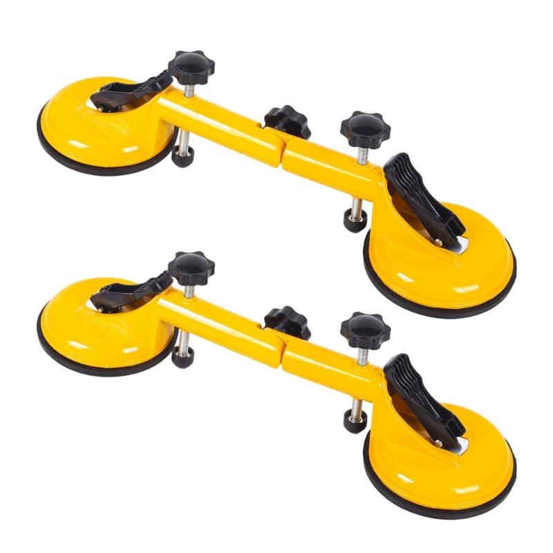 Heavy Duty 4.65" Vacuum Suction Levelers Accuracy Gaps Adjustment 0 2Inch Ranges Solid Aluminum Alloy Construction