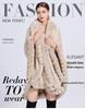 Women's Imitation Rex Rabbit Fur Collar Shawl Cape - Large Size, Knitted Loose Fit Cardigan for Autumn and Winter