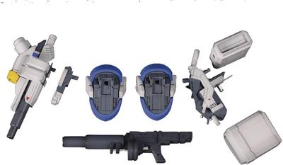PM Office A POWER DoLLS2 Power Loader Armored Infantry Weapon Set 2 Shoulder Parts for Attaching Weapons MC120mm Cannon DRu20ATM DSG11SMG Total Length