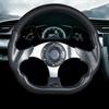 1pcs Universal 13" 320mm Racing Sports Car Steering Wheel with Horn Button Carbon Fiber