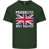 Proud to Wear Flag Not Racist Union Jack Unisexs Light Cotton TShirt