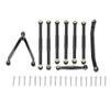 RC Aluminum Rod Linkage Pull Tire Rod Kit Suspension Links Set for AXIAL SCX24 1 24 RC Car