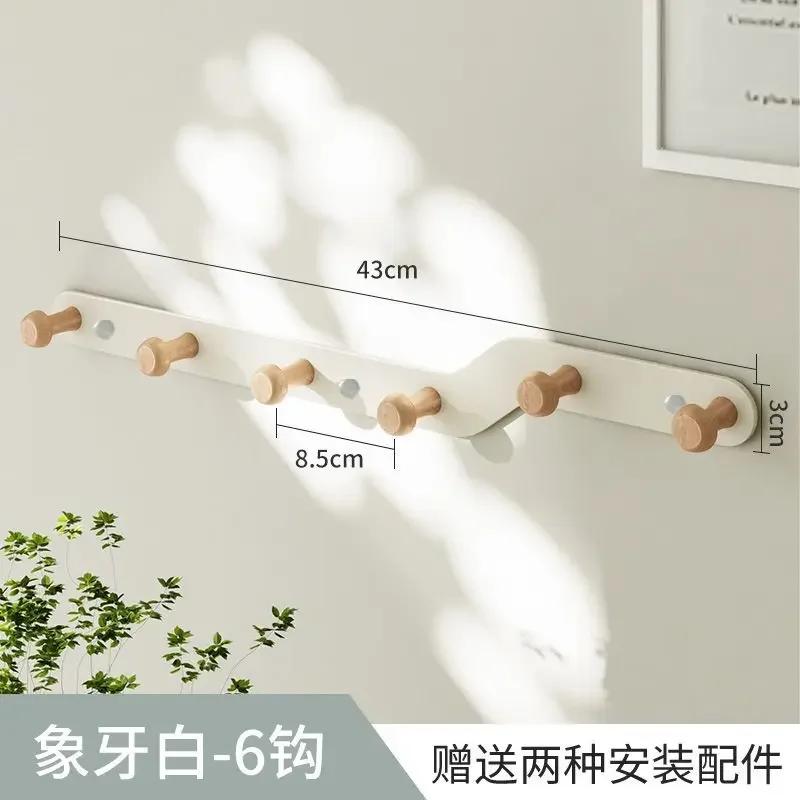 Nordischer hängender Kleiderhaken Einfaches Lagerregal Eingangsbereich Wand Garderobenhaken Schrank Schlafzimmer Schrank Küchenhalter Organizer