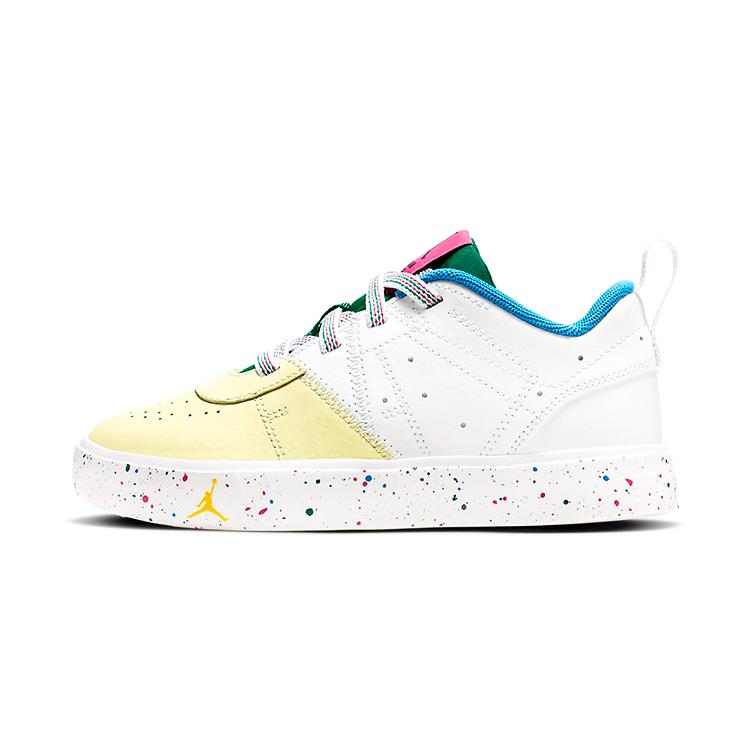 

New Jordan Series ES ALT Anti-Slip Wear-Resistant Low-Top Kids Skateboarding Shoes White Children Aged 3-7 Years Old DZ5535-100 35