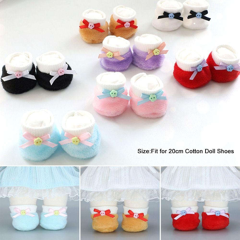 7 Styles Cute Rabbit Shoes Cartoon Style Clothes Accessories New Fashion Boots  20cm Cotton Doll