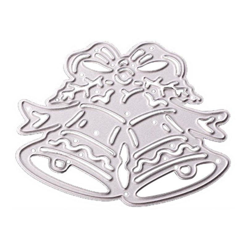 1PC Metal Cutting Dies Christmas Jingle Bell DIY Stencil Decorative Scrapbooking Craft
