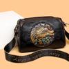Wysokiej jakości kobiety olejowoskowa skórzana torba listonoszka na ramię torebka Retro kobieca torba typu Crossbody o małej pojemności Lady New Luxury Sac
