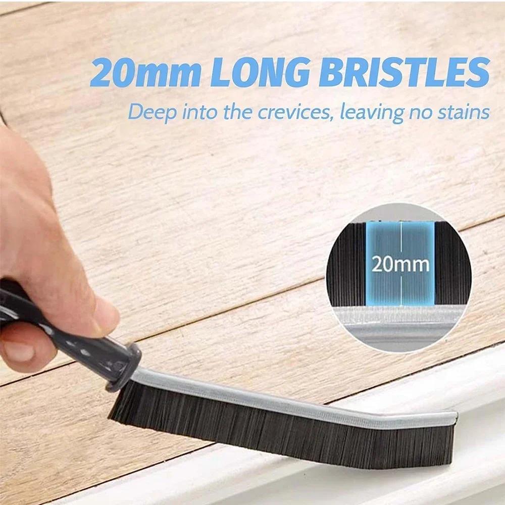 Crevice Gap Cleaning Brush Corner Groove Window Cleaning Brush Tile Grout Scrubbing Brush Toilet Kitchen Tile Dead Angle Cleaner