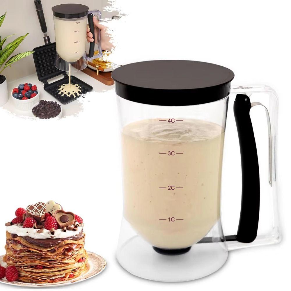 Leak Proof Cupcake Batter Separator 900 ML Cake Batter Tool Pancake Batter Dispenser Home Kitchen