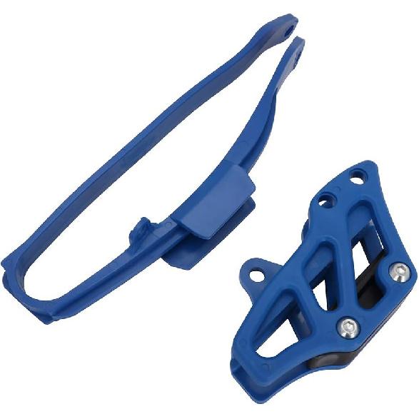JFG RACING Motorcycle Chain Guard Guide Protector + Chain Slider for WR 250F/450F, YZ 125/125X, 250/250X/250F/250FX, 450F/450FX Dirt Bike, Blue