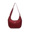 2025 Summer New Armpit Bag One Shoulder Hand Dumpling Bag Fashionable Simple Solid Color Casual Shoulder Tote Bag