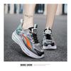 Men's Gradient Transparent Air Sneakers Lightweight Breathable Mesh Running Shoes Fashionable Athletic Footwear for Training and Daily Wear