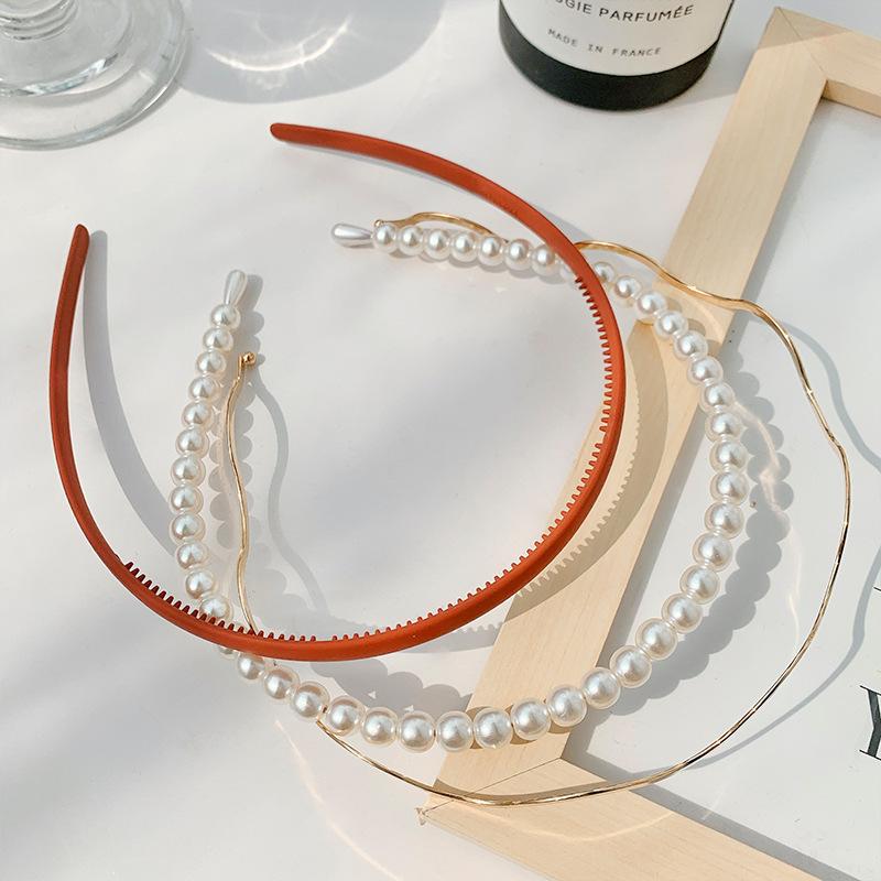Korea Mode Lange Zahn Haarbänder Für Frauen Nicht Slip Haar Kämme Einfarbig Geometrische Lünette Femme Haar Zubehör Mädchen