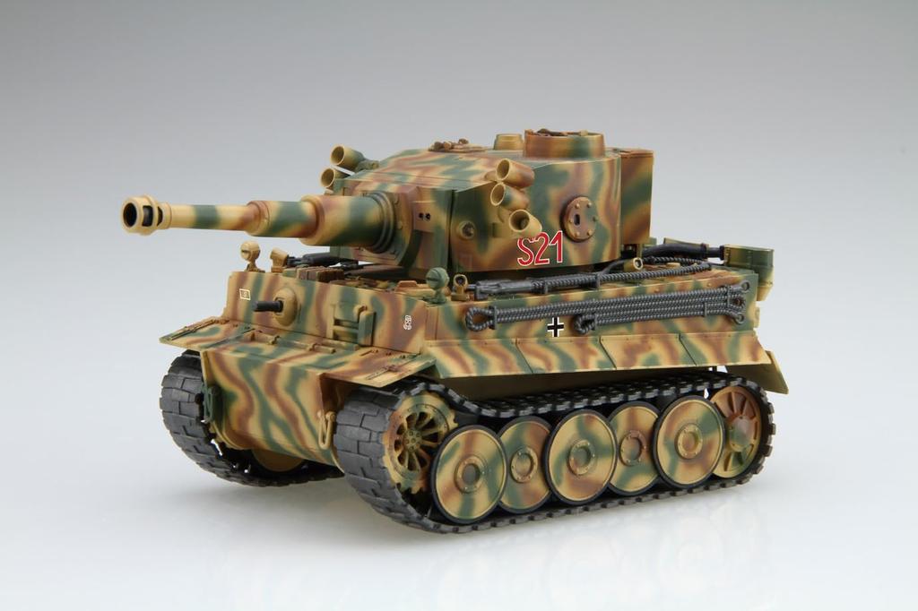 Chibimaru Military Series Tiger I Michael Wittmann etched Plastic Model No.6 EX-1 (with parts)
