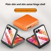 Feel Skin Leather Hinge Shockproof Cover for Motorola Razr 50 50Ultra Case Ani-Knock Protective Full Protection Film Case Cover