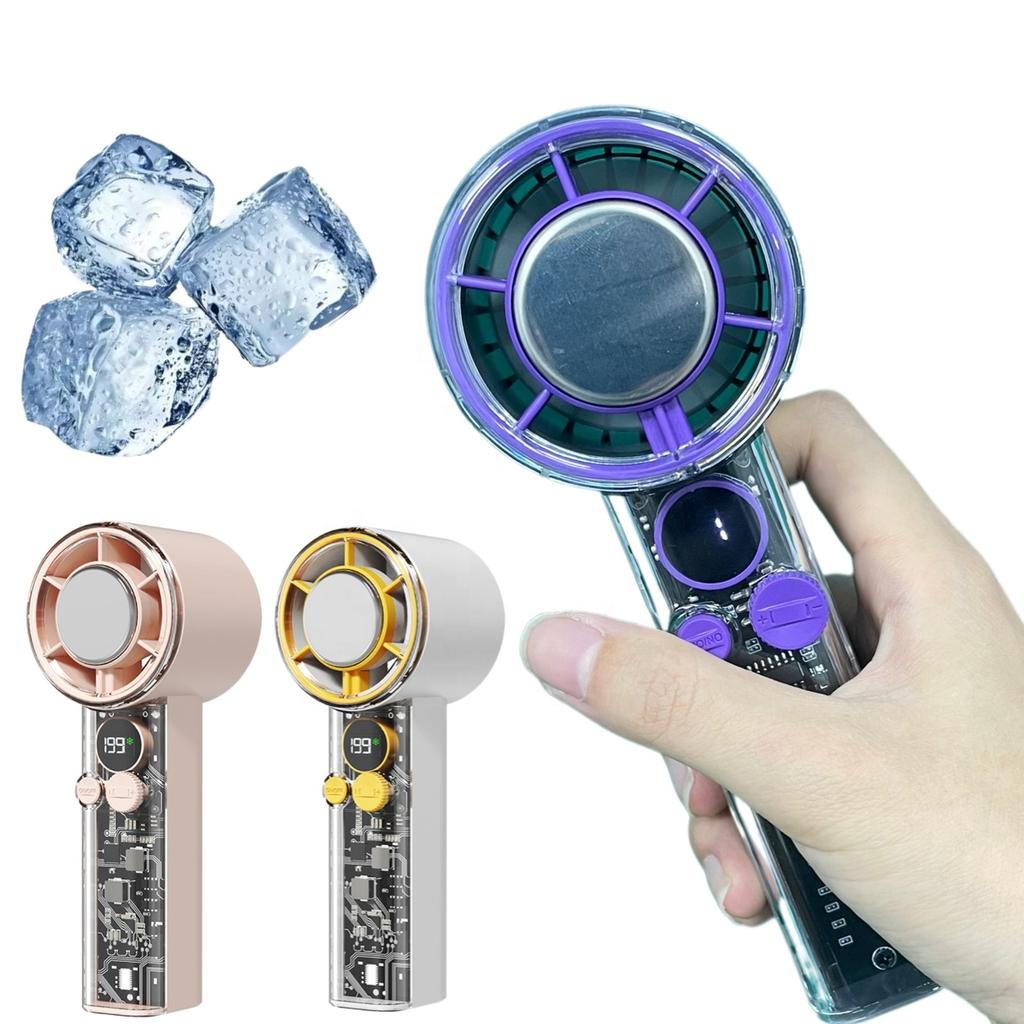 Factory Price 199 High Speed Mini for Cooler LED Display Transparent Rechargeable USB Portable Outdoor Handheld English