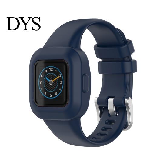 Silicone Watch Band One-piece Soft Wrist Bracelet Replacement Strap Watchband for Garmin Fit JR3/Vivofit Jr.3