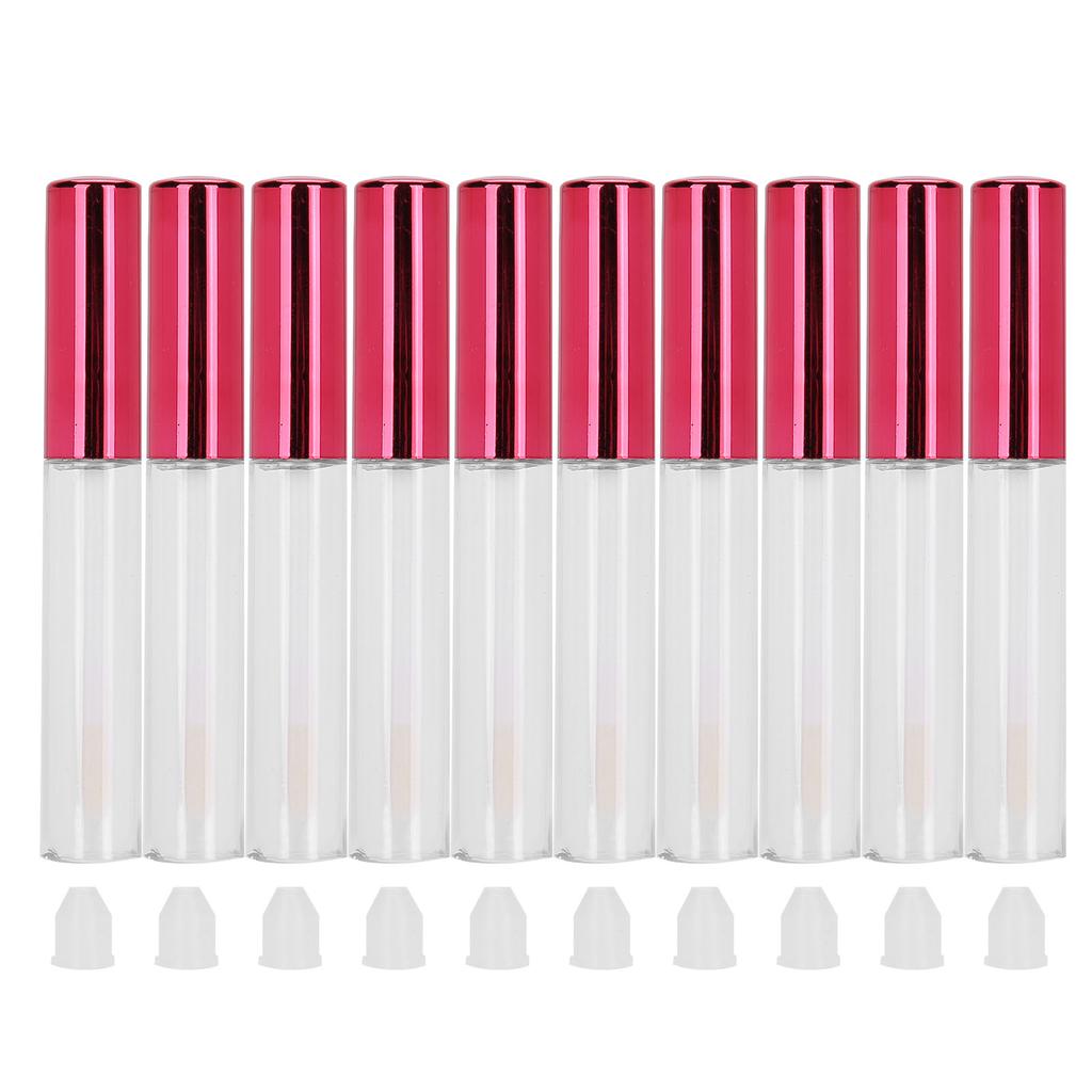 10pcs 5ml Empty Lip Gloss Bottle Portable Refillable Leak Proof Makeup Cosmetics Container